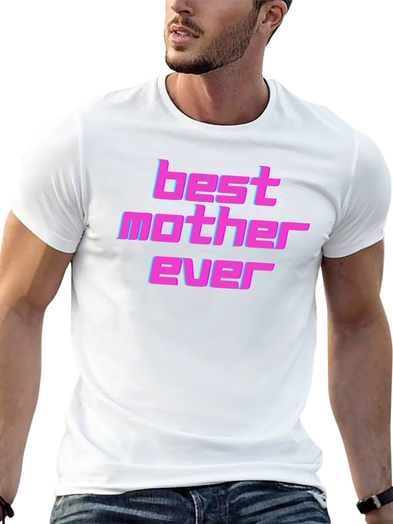 Best Mother Ever Graphic T-Shirt - Black