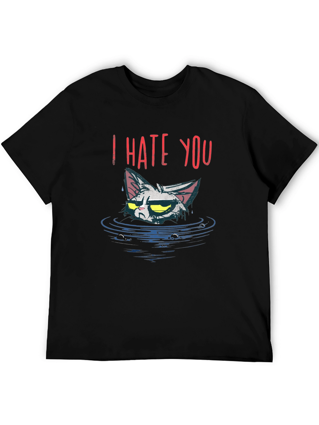 I Hate You Cat T-Shirt - Grumpy Cat Tee