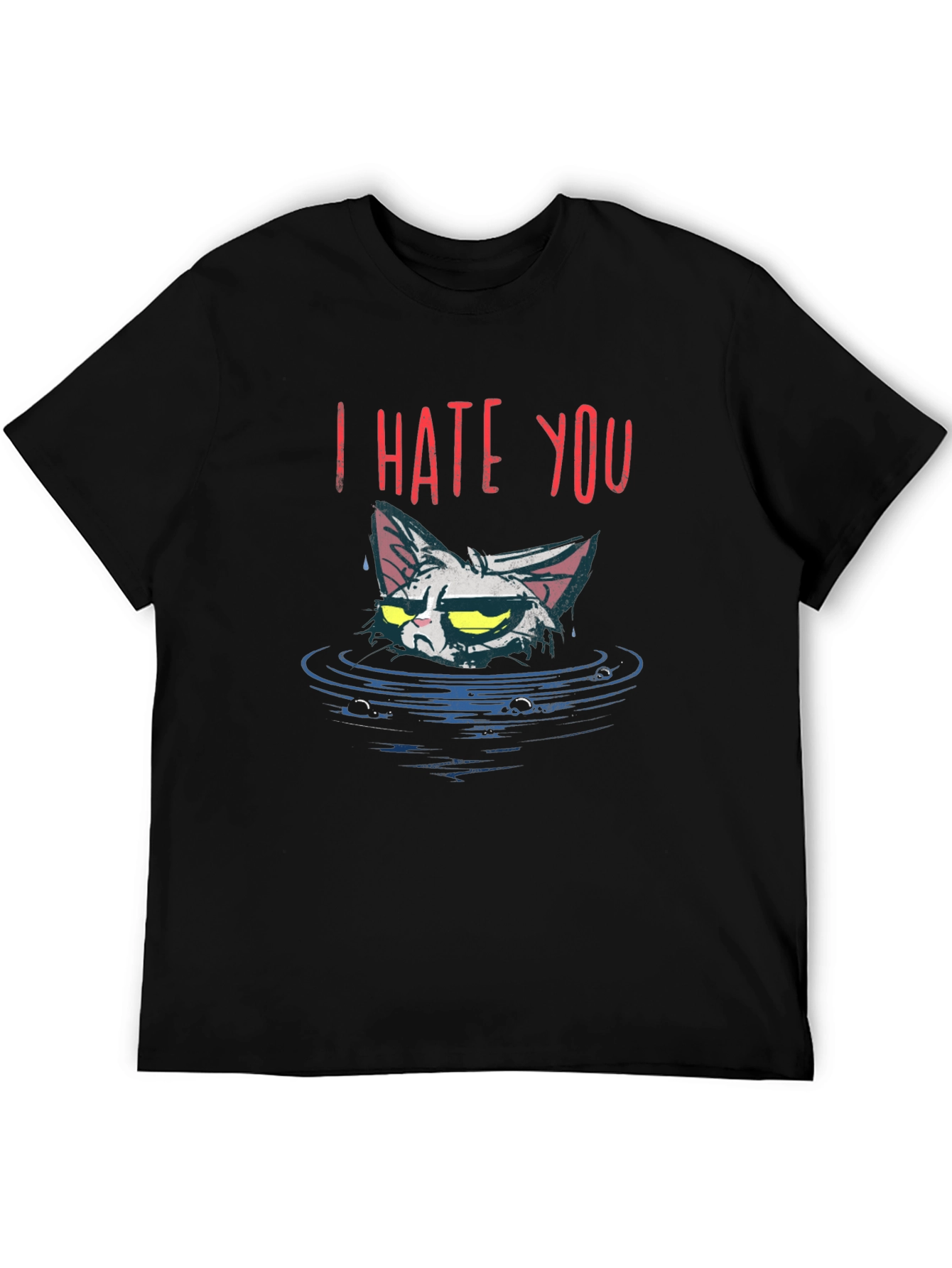 I Hate You Cat T-Shirt - Grumpy Cat Tee