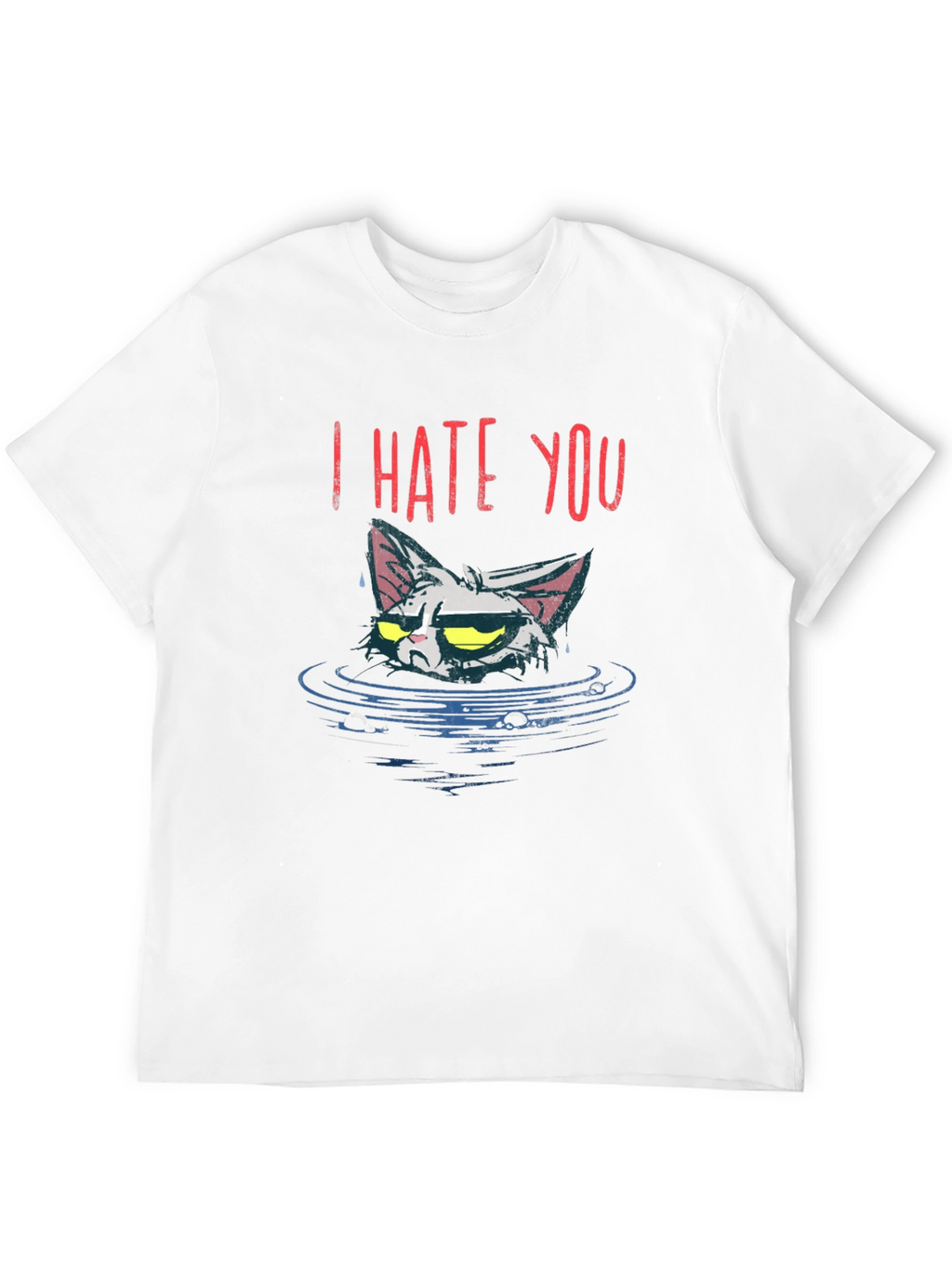 I Hate You Cat T-Shirt - Grumpy Cat Tee