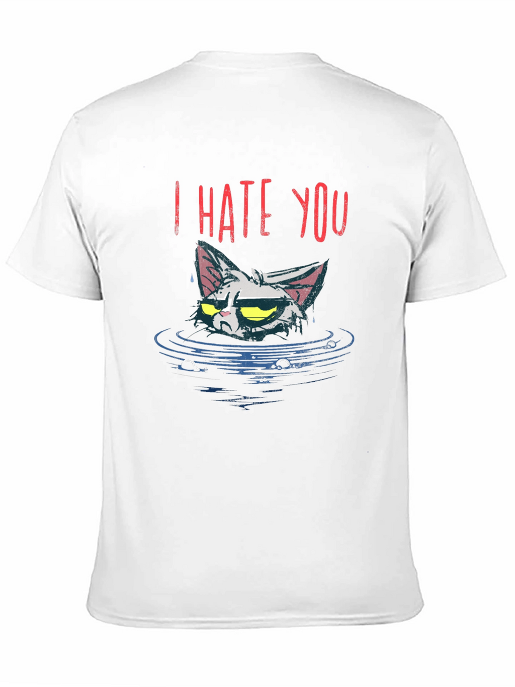 I Hate You Cat T-Shirt - Grumpy Cat Tee