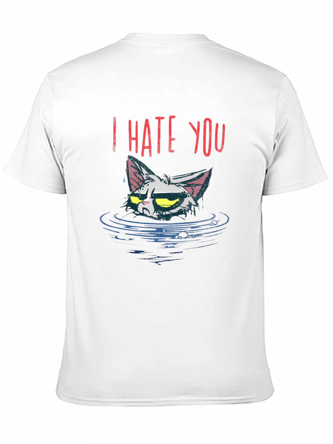 I Hate You Cat T-Shirt - Grumpy Cat Tee