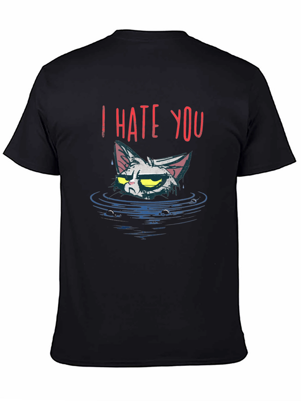 I Hate You Cat T-Shirt - Grumpy Cat Tee