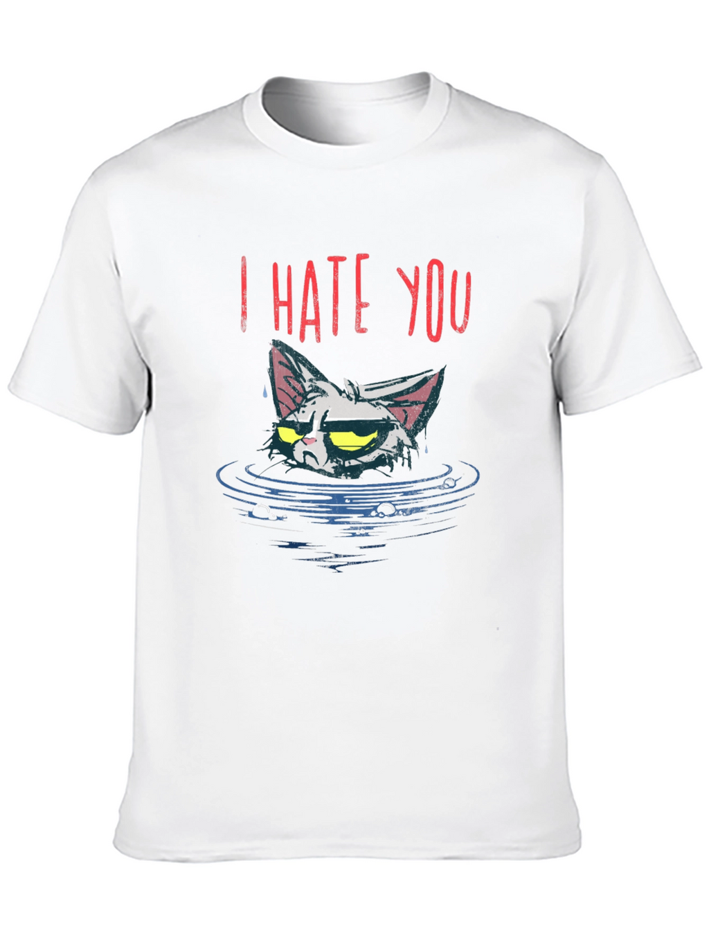I Hate You Cat T-Shirt - Grumpy Cat Tee
