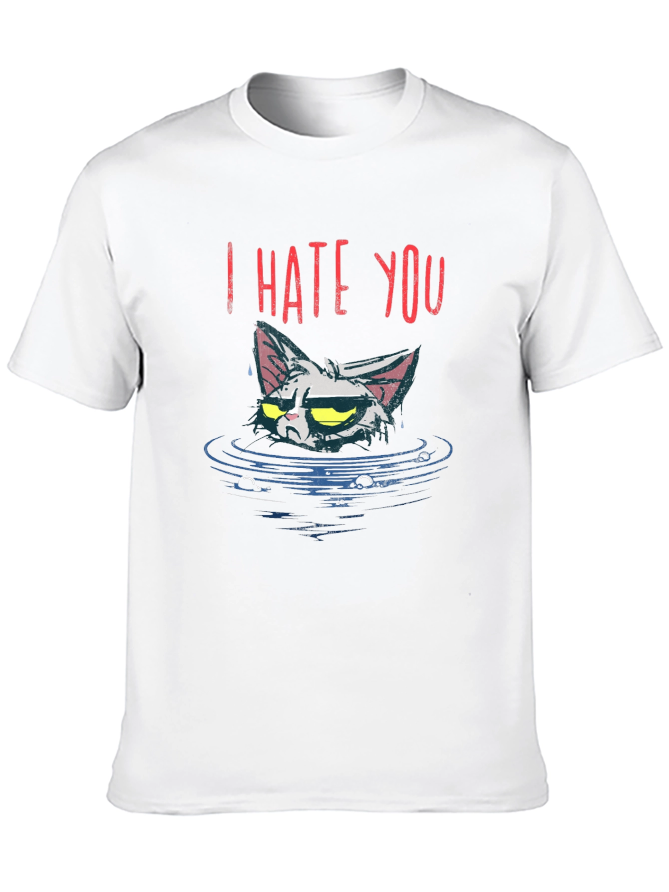 I Hate You Cat T-Shirt - Grumpy Cat Tee