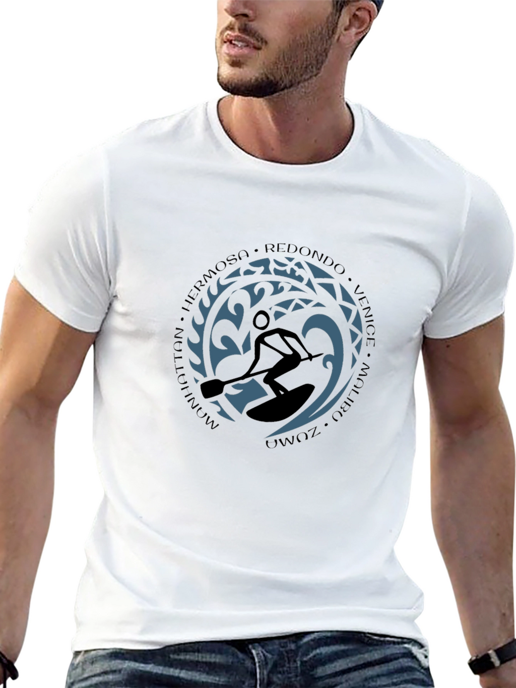 Surfer Graphic Tee - Beach Cities