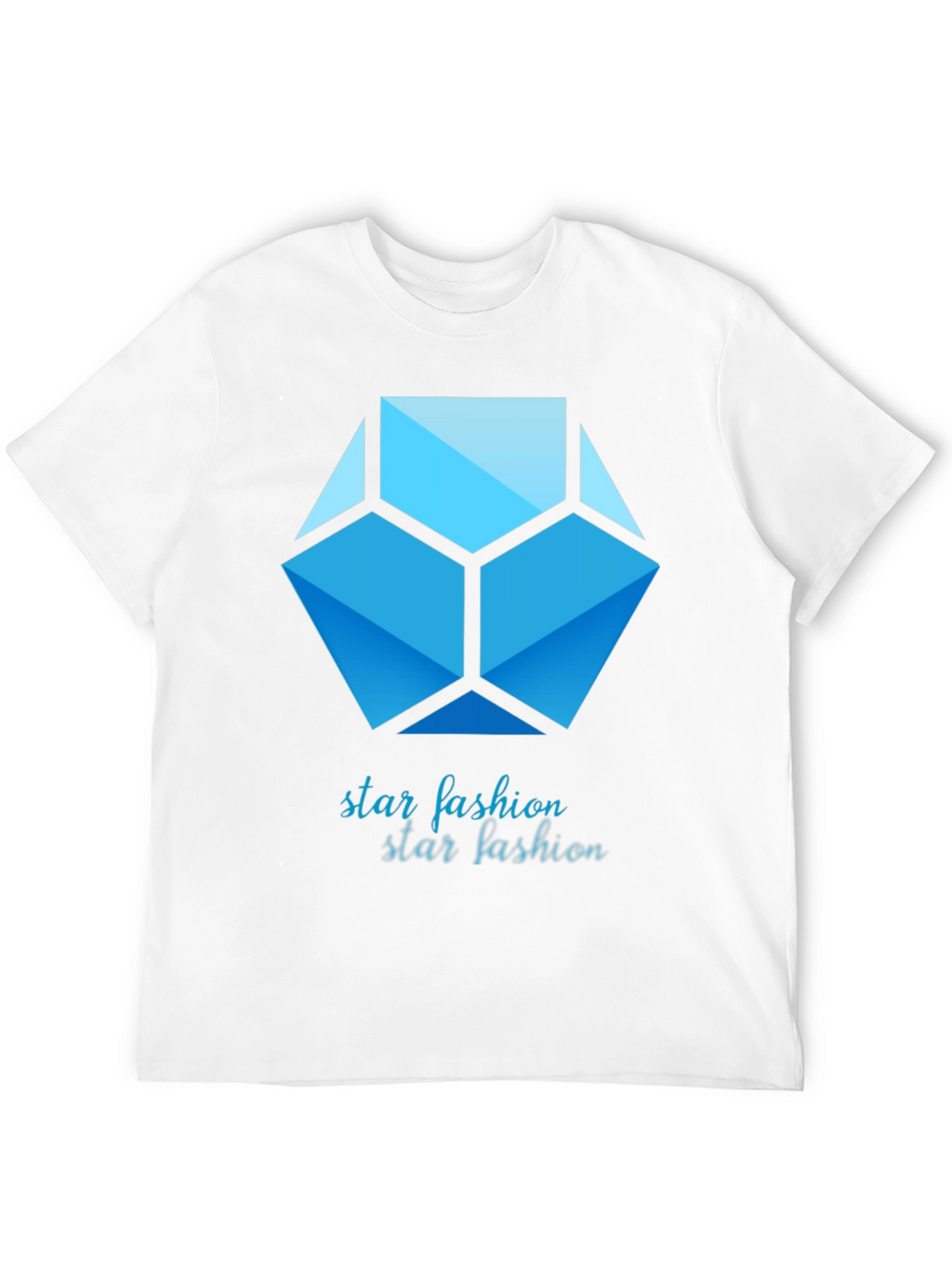 Geometric Star Fashion Graphic Print Tee