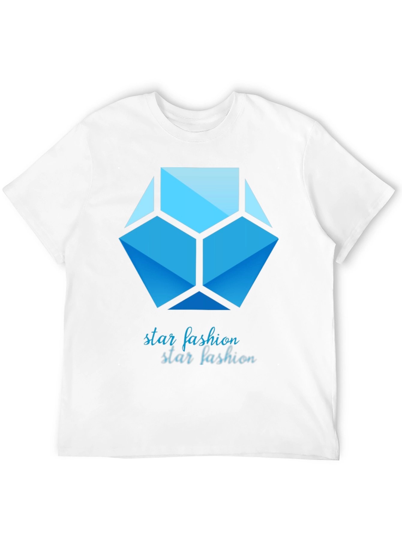 Geometric Star Fashion Graphic Print Tee