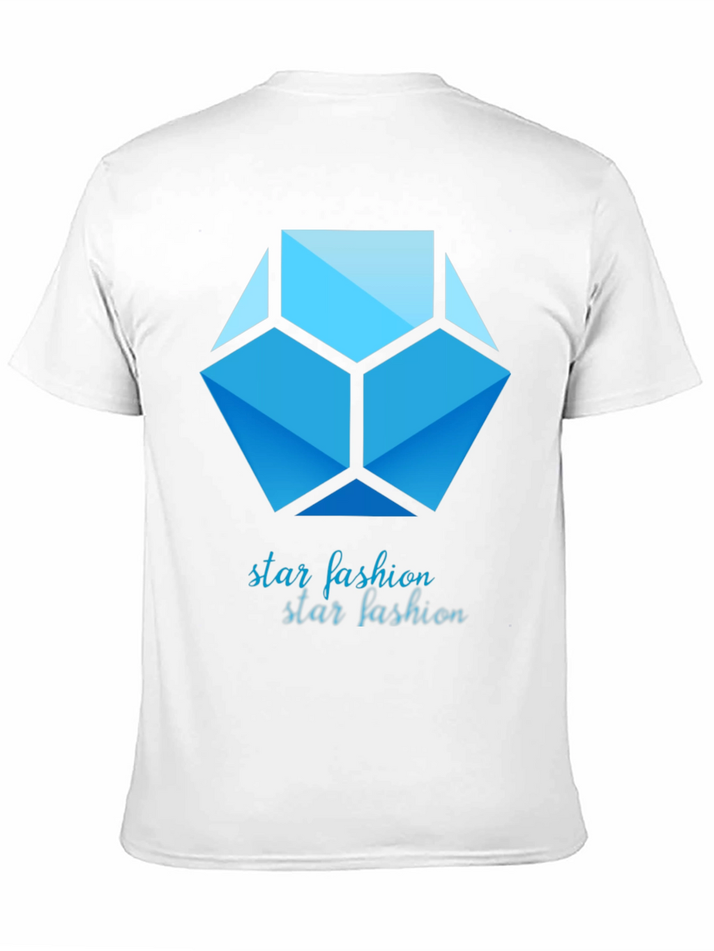 Geometric Star Fashion Graphic Print Tee