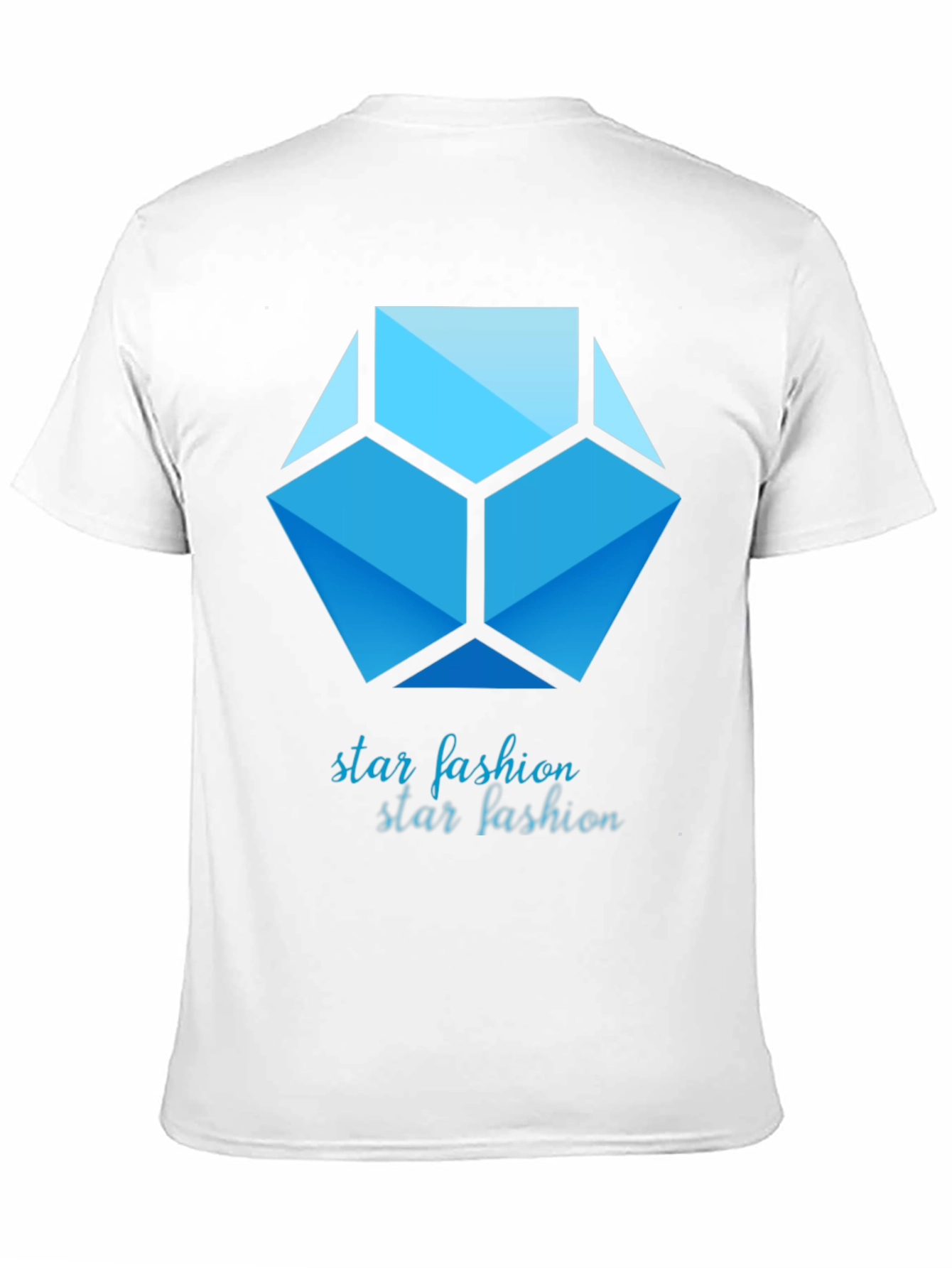 Geometric Star Fashion Graphic Print Tee