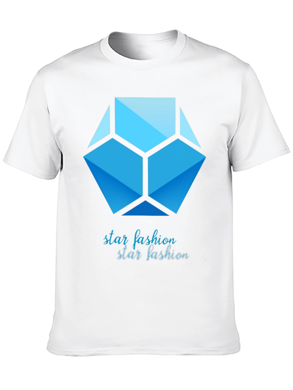 Geometric Star Fashion Graphic Print Tee