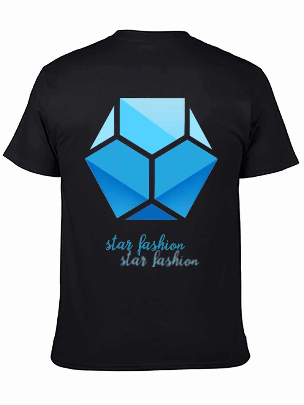 Geometric Star Fashion Graphic Print Tee
