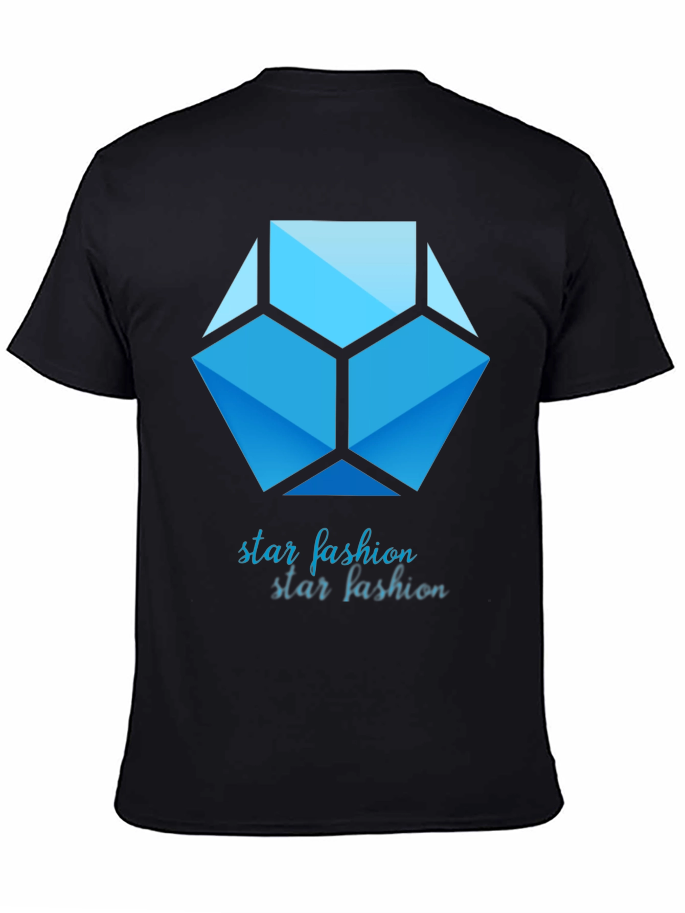 Geometric Star Fashion Graphic Print Tee