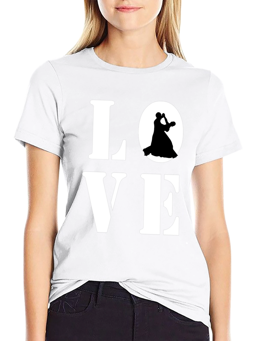 Love to Dance Graphic T-Shirt - Black