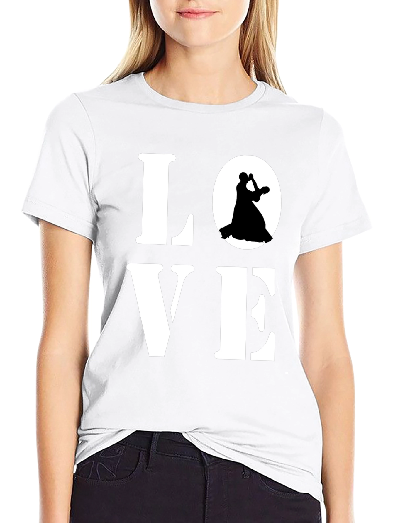 Love to Dance Graphic T-Shirt - Black
