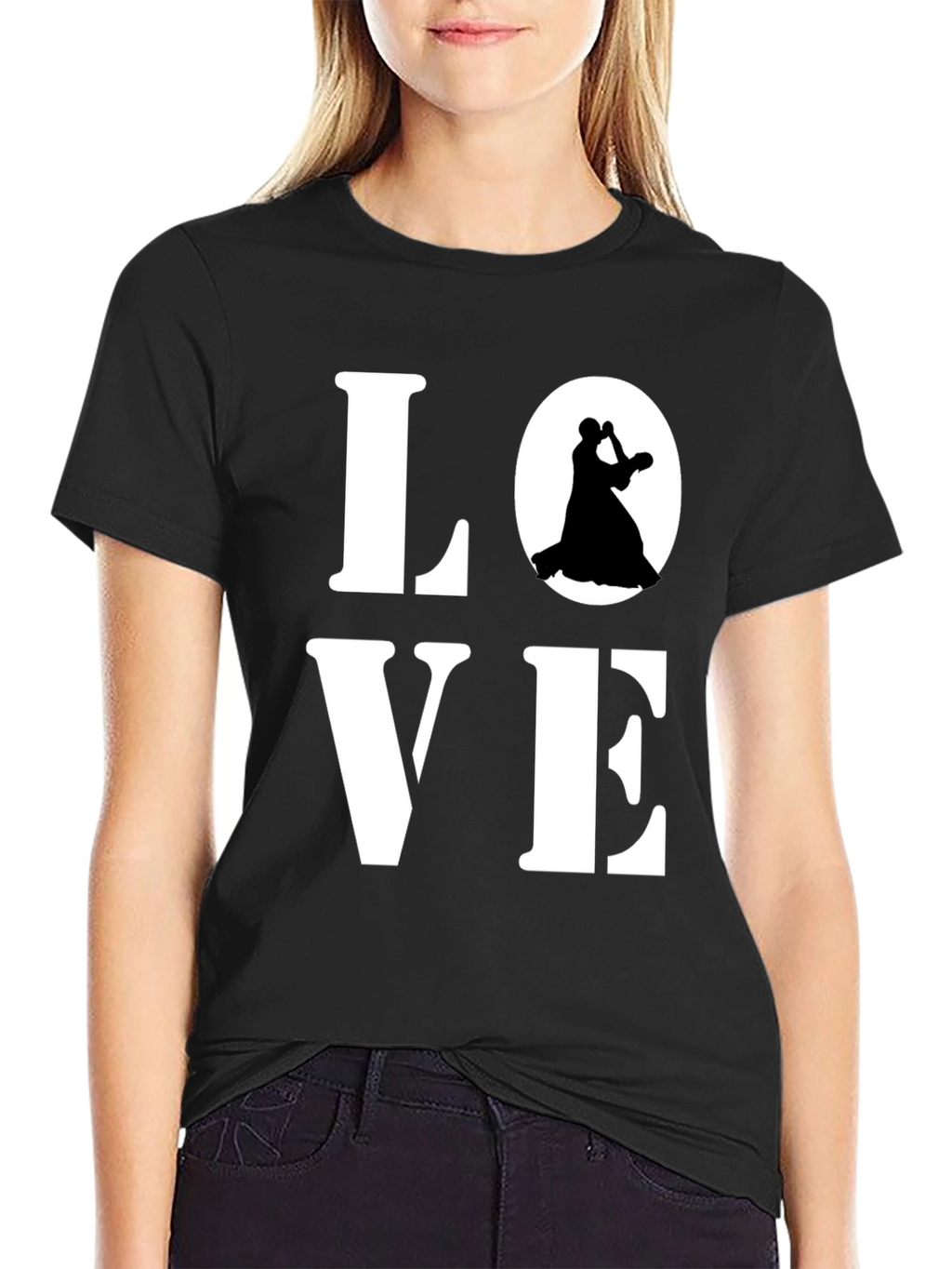 Love to Dance Graphic T-Shirt - Black