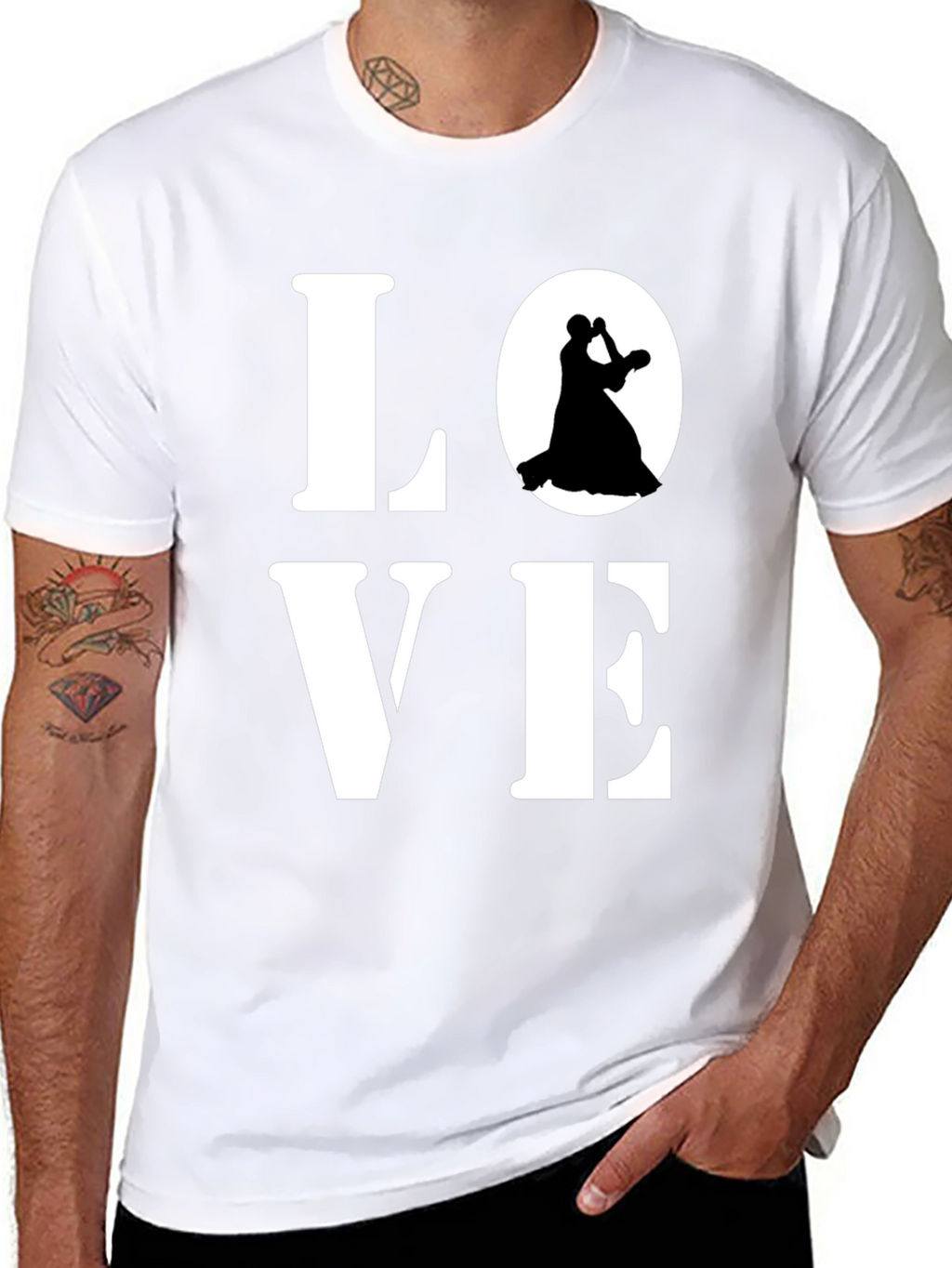 Love to Dance Graphic T-Shirt - Black