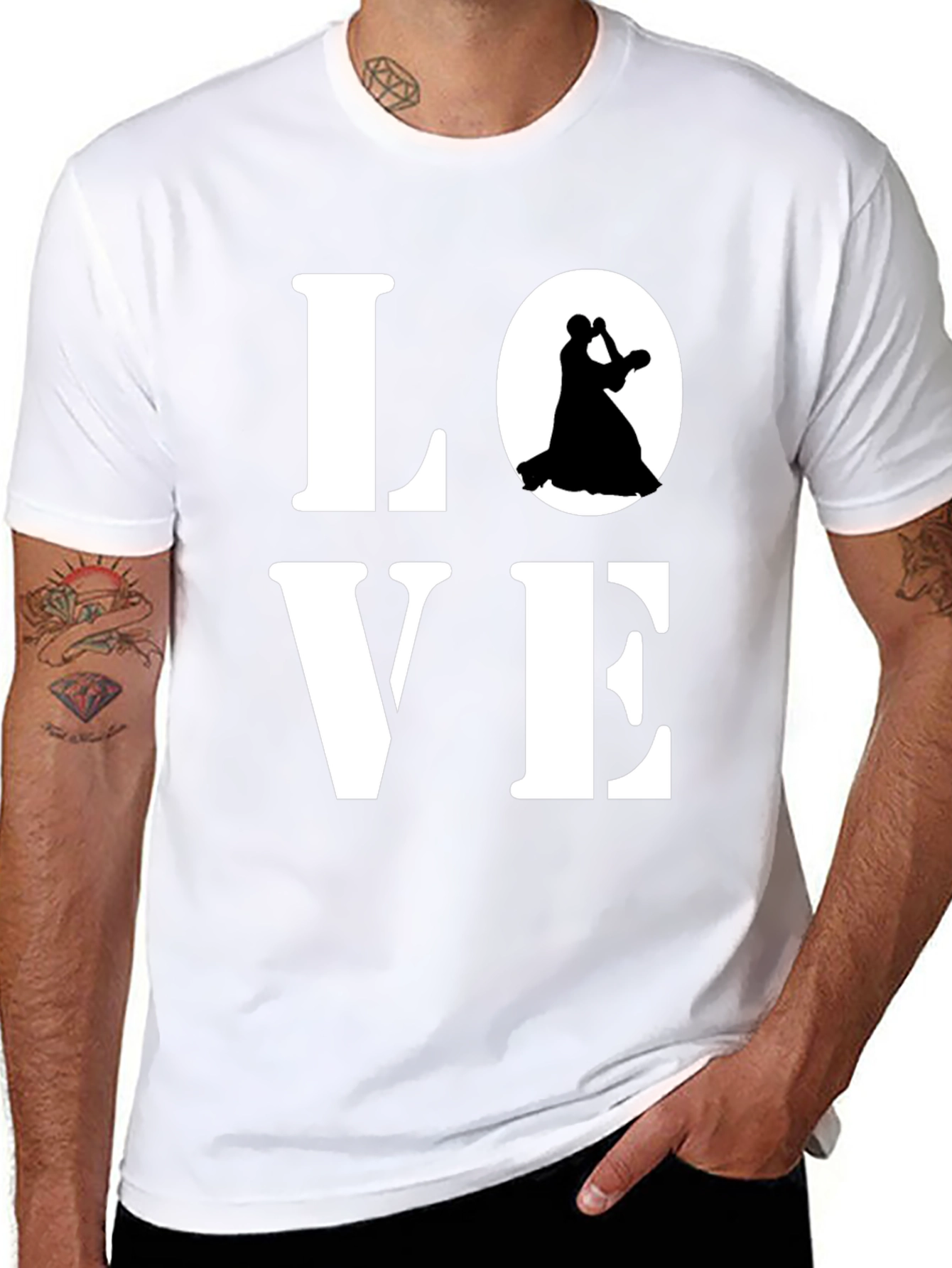 Love to Dance Graphic T-Shirt - Black