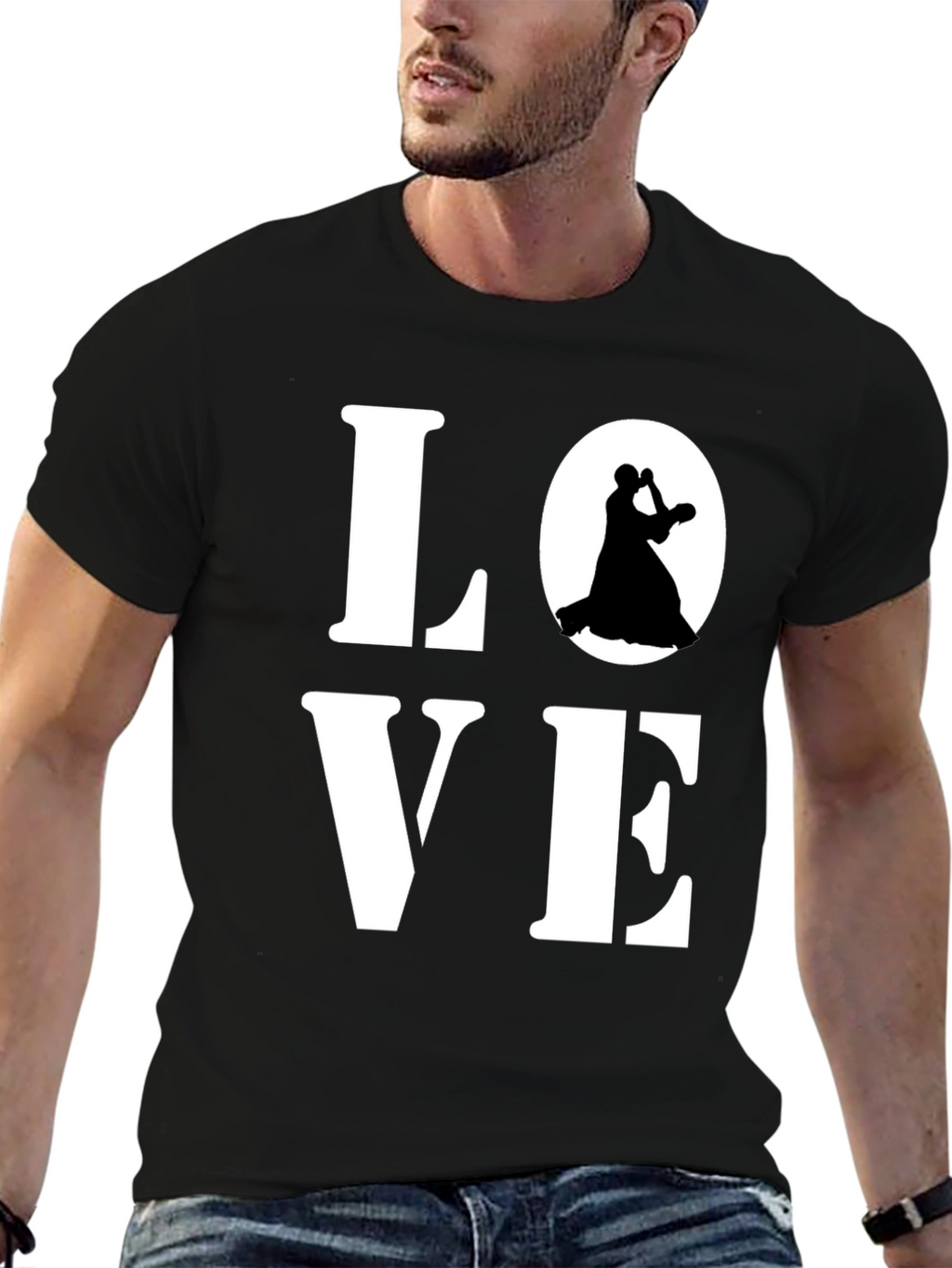 Love to Dance Graphic T-Shirt - Black