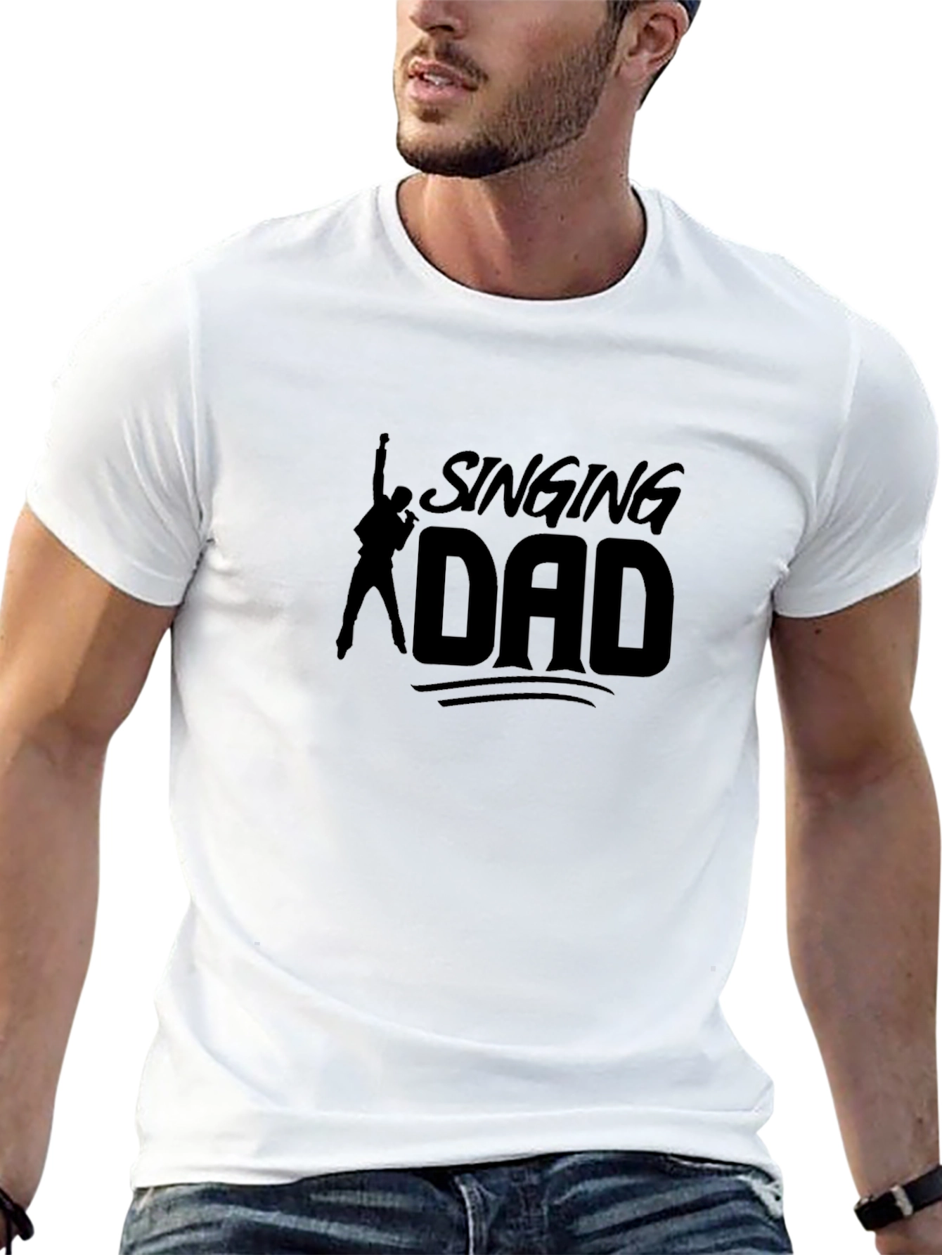 Singing Dad T-Shirt - Gift for Musician Father