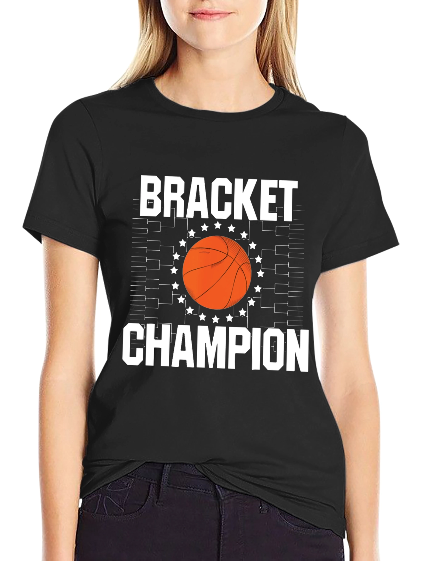 Bracket Champion Basketball T-Shirt