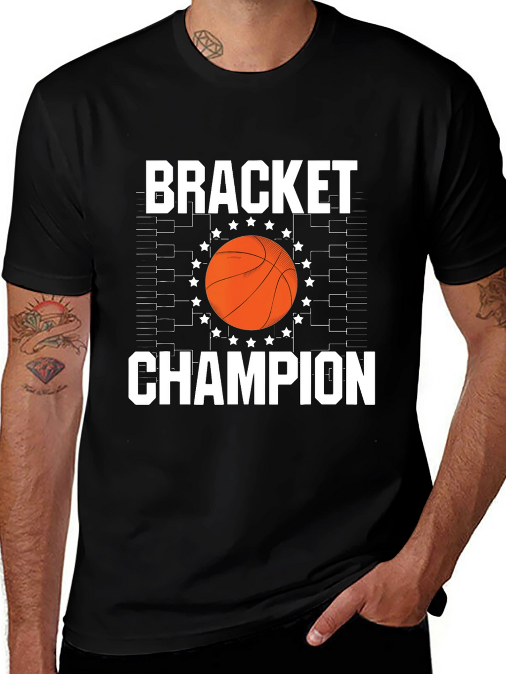 Bracket Champion Basketball T-Shirt
