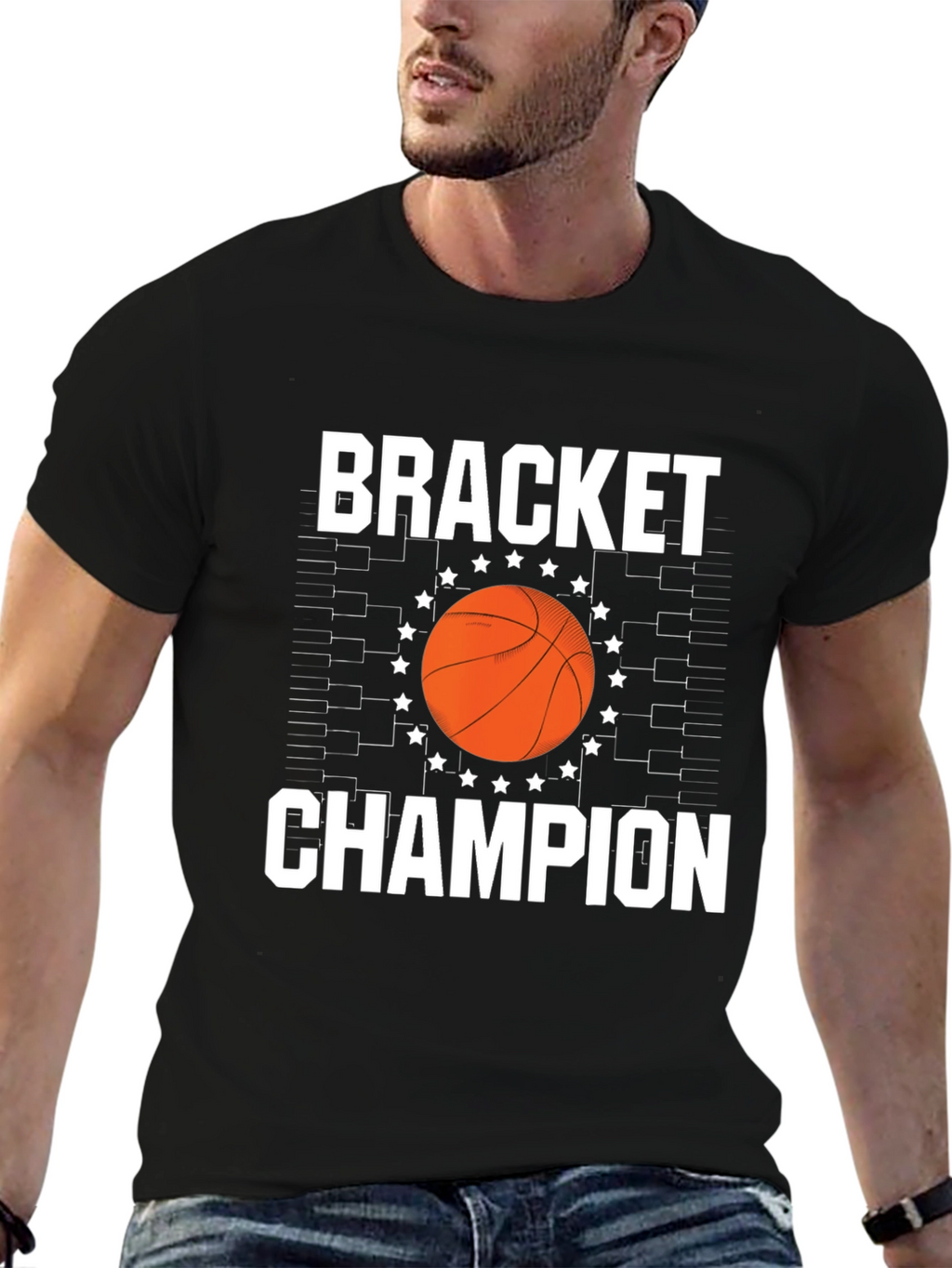 Bracket Champion Basketball T-Shirt