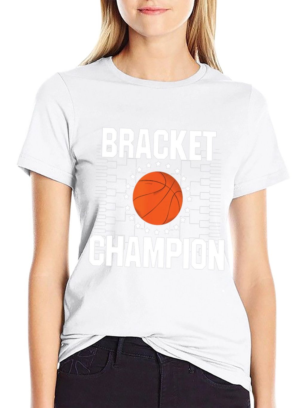 Bracket Champion Basketball T-Shirt
