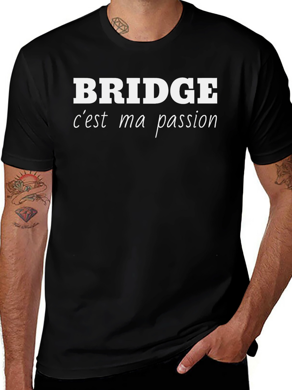 Bridge Cest Ma Passion T-Shirt - Black