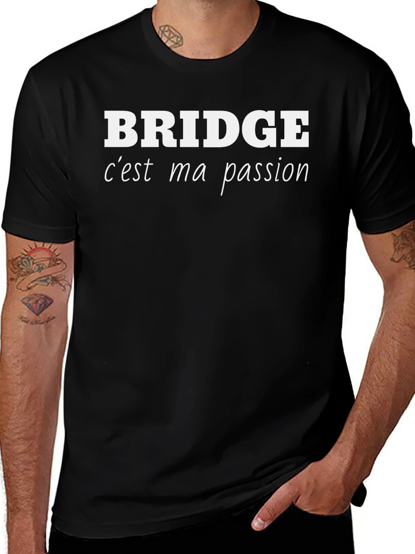 Bridge Cest Ma Passion T-Shirt - Black
