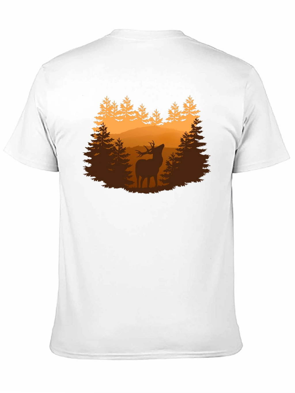 Deer Forest Graphic Tee - Nature Lovers Shirt