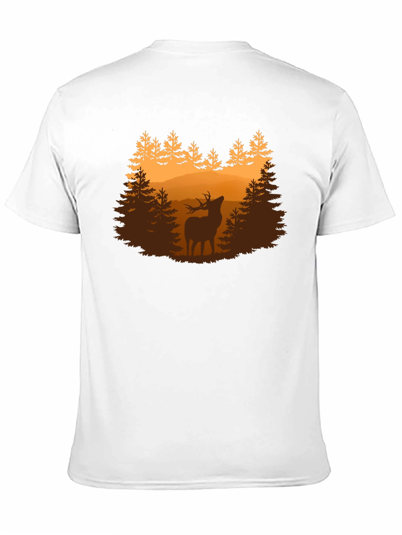 Deer Forest Graphic Tee - Nature Lovers Shirt