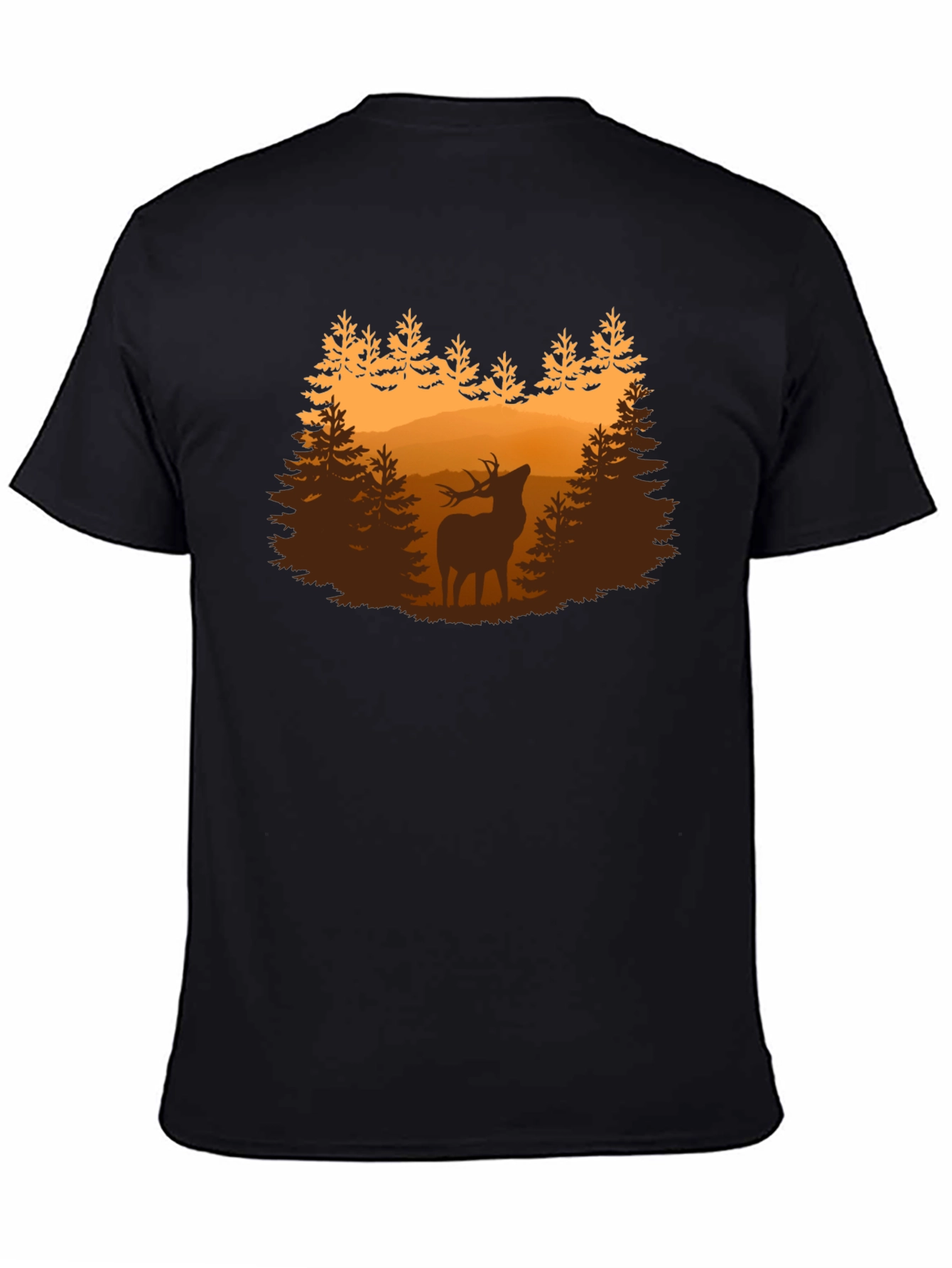 Deer Forest Graphic Tee - Nature Lovers Shirt