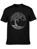 Tree of Life Graphic T-Shirt - Black