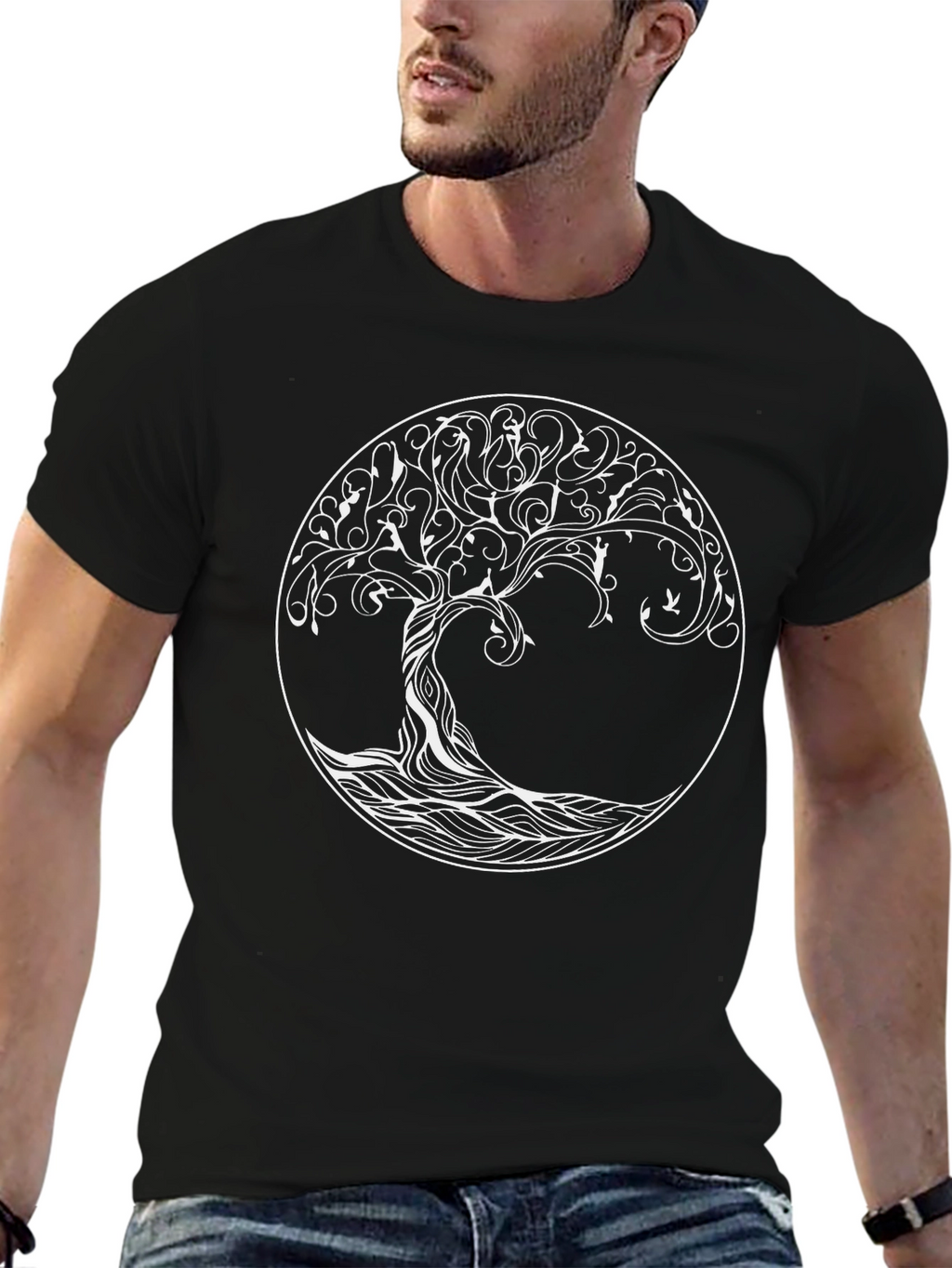 Tree of Life Graphic T-Shirt - Black