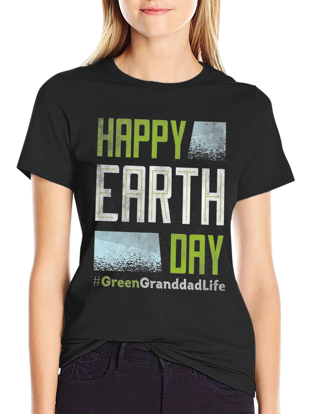 Happy Earth Day Green Granddad Life T-Shirt