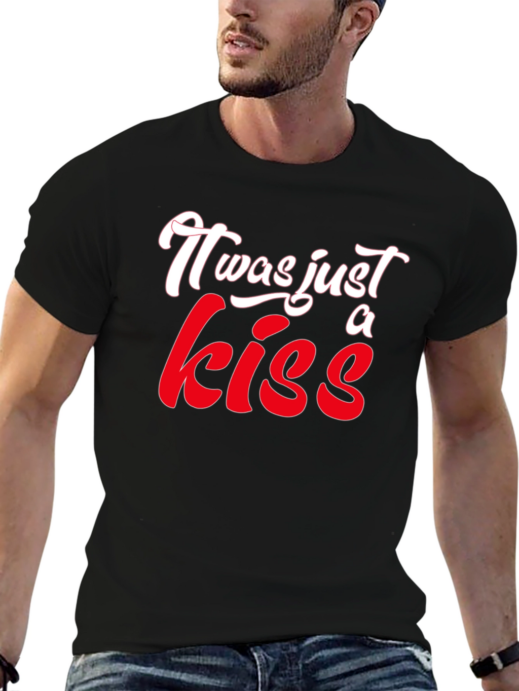 It Was Just A Kiss Graphic T-Shirt