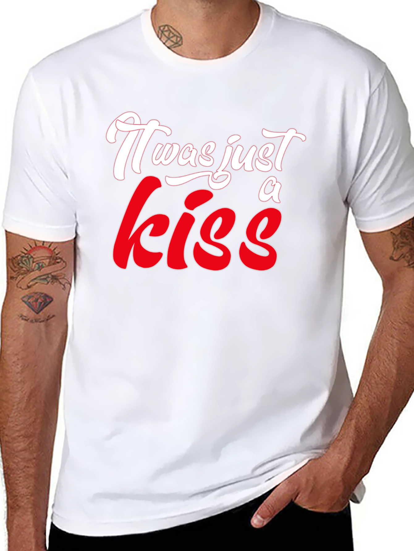 It Was Just A Kiss Graphic T-Shirt