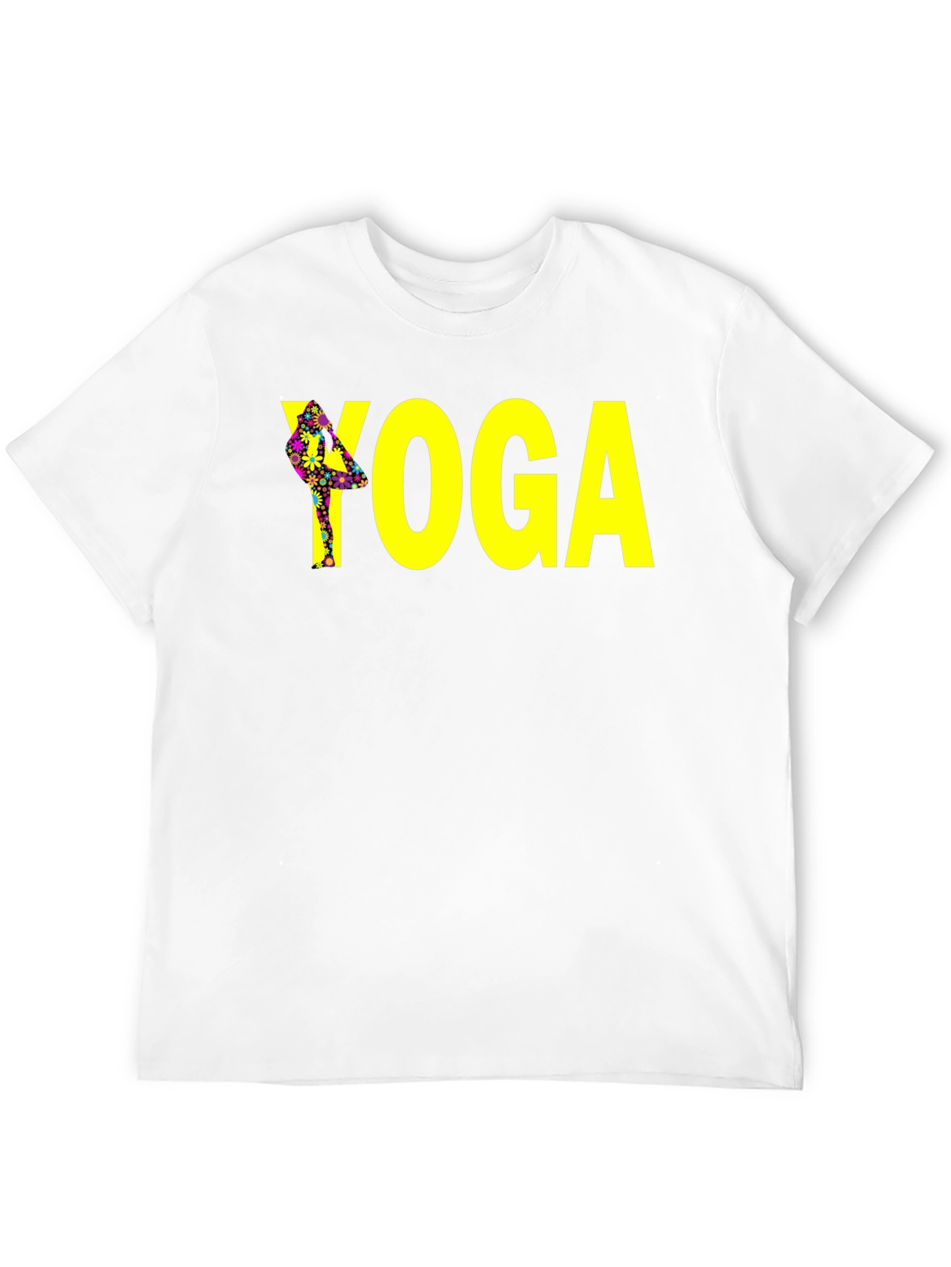 Yoga Tree Pose Graphic Tee - Black