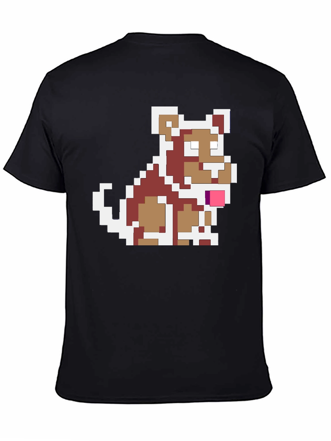 Pixel Dog Graphic Tee - Retro Gamer Style