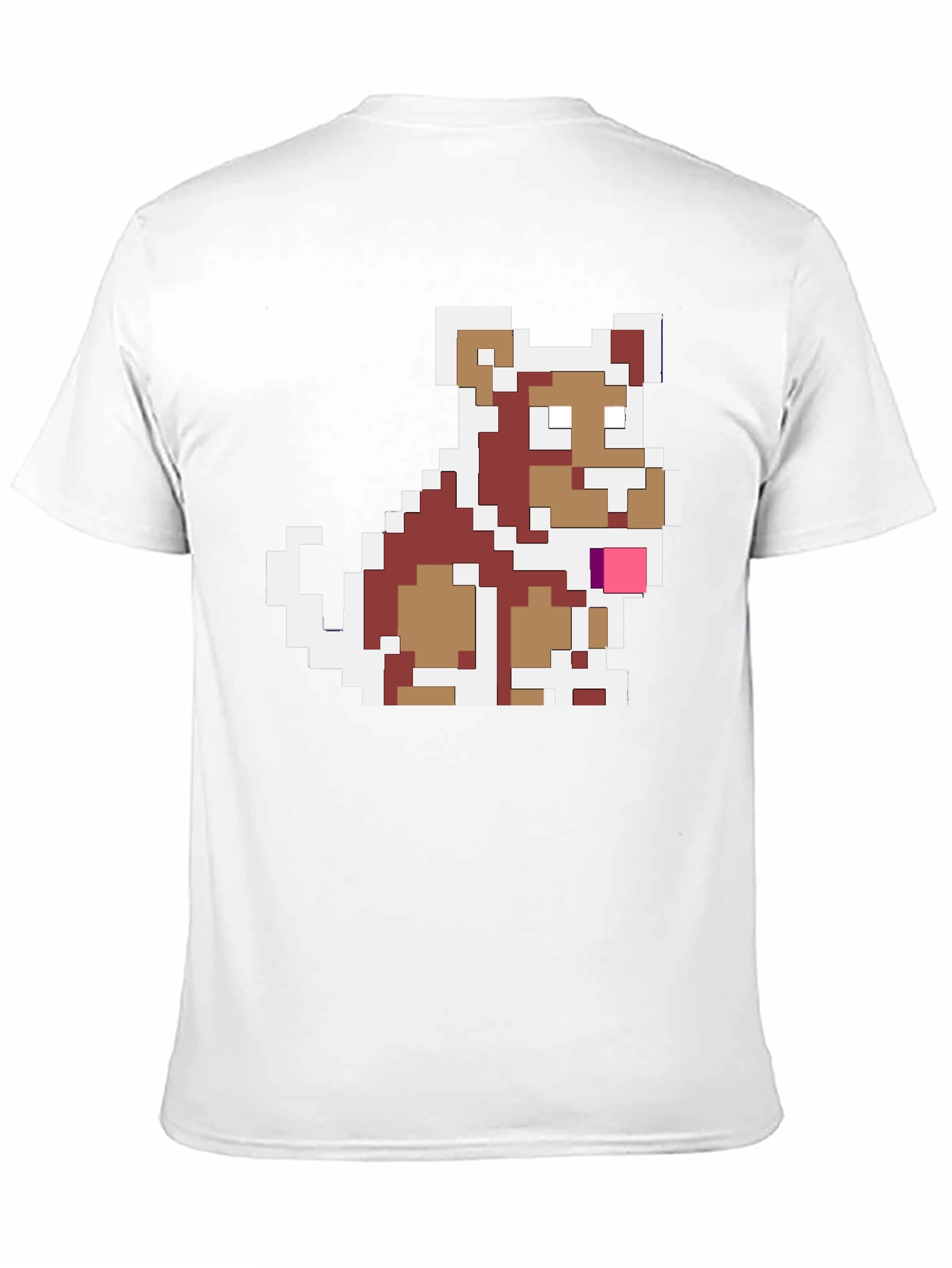 Pixel Dog Graphic Tee - Retro Gamer Style