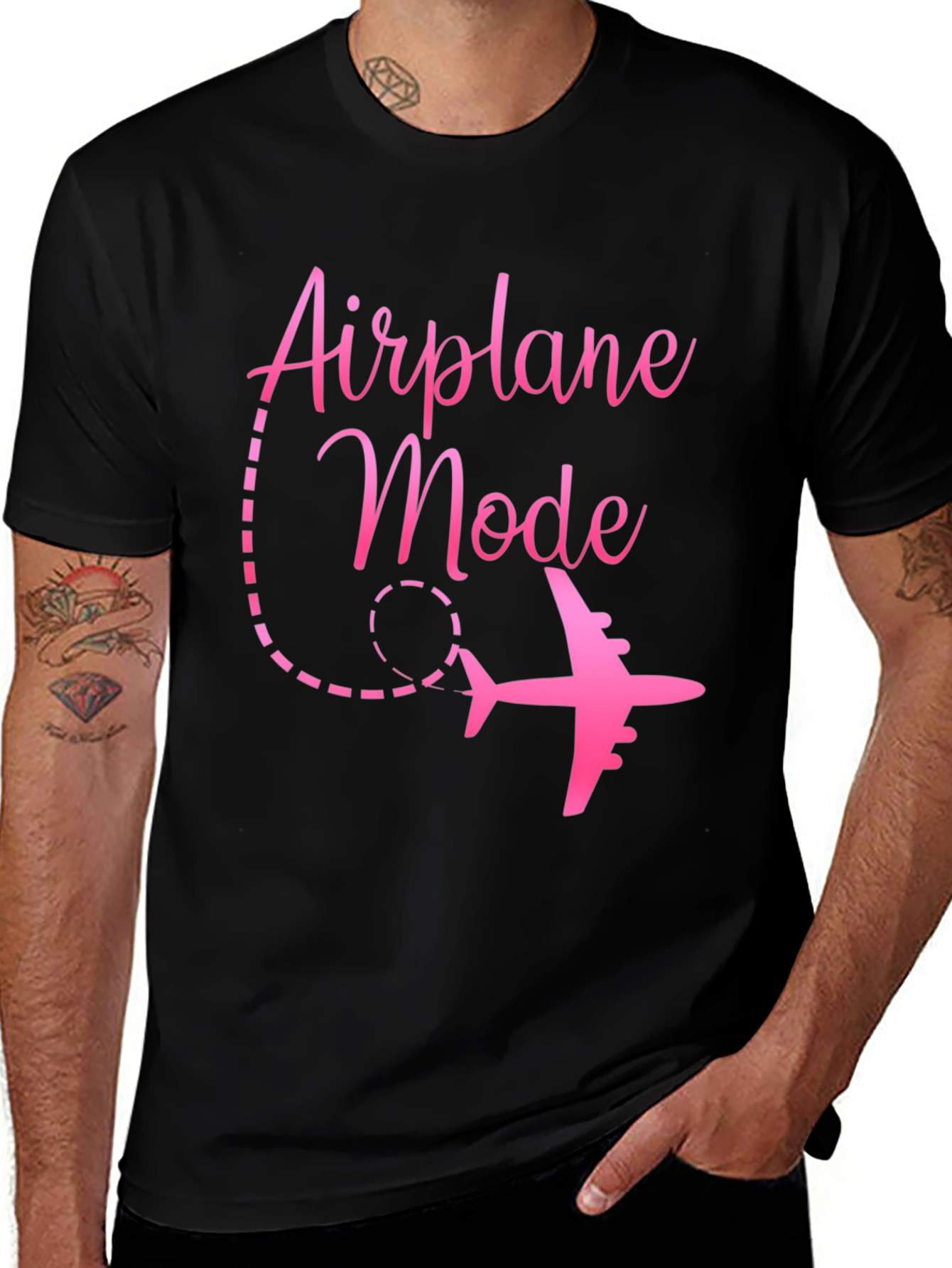 Airplane Mode Graphic T-Shirt