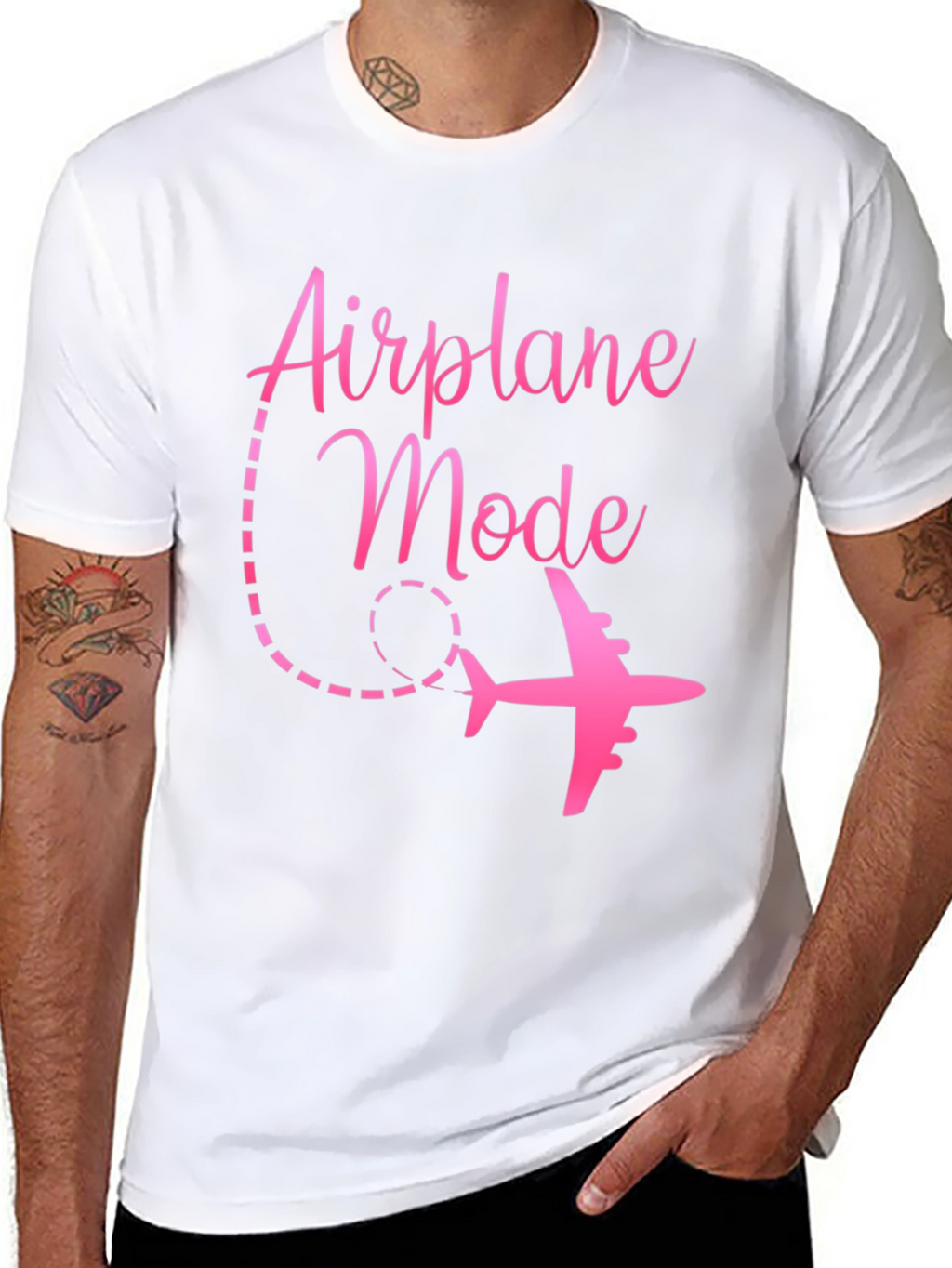 Airplane Mode Graphic T-Shirt