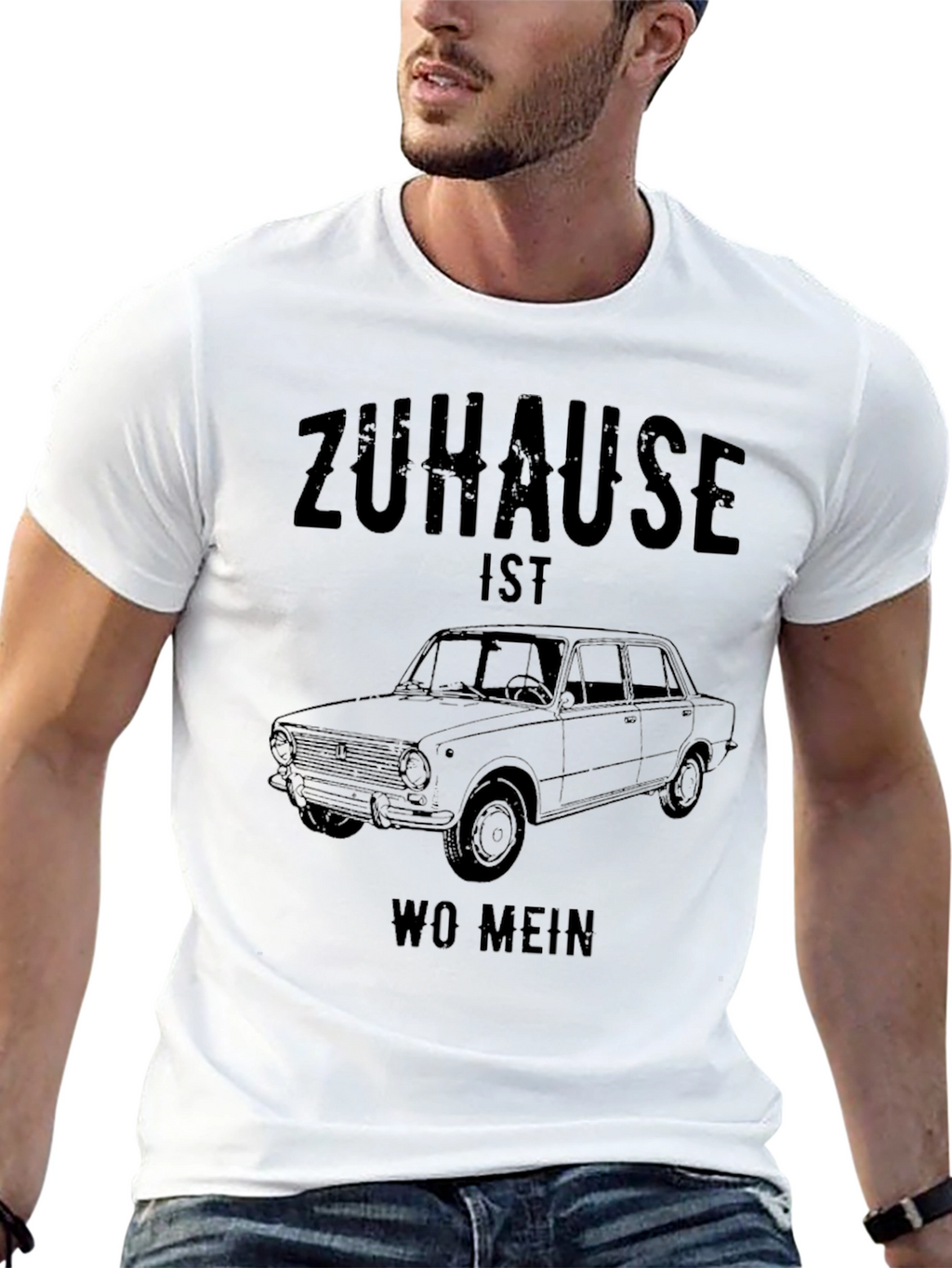 Zuhause Ist Wo Mein Car T-Shirt