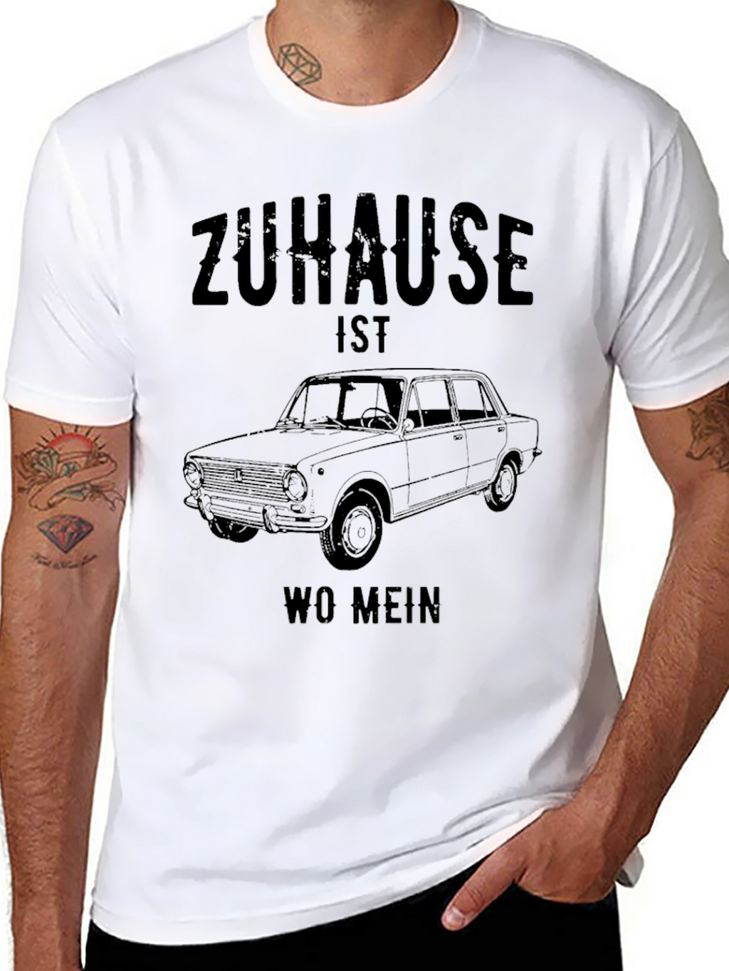 Zuhause Ist Wo Mein Car T-Shirt
