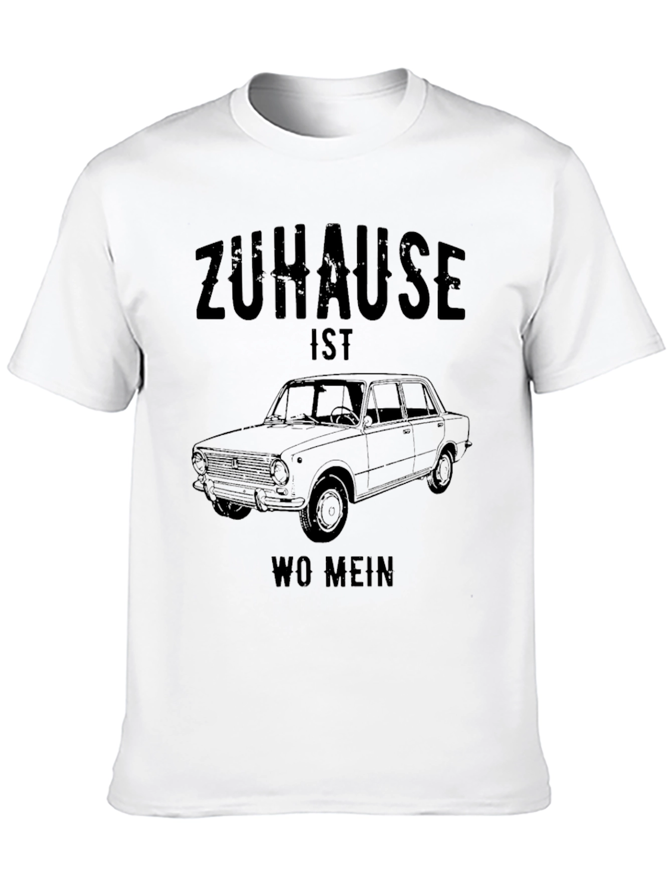Zuhause Ist Wo Mein Car T-Shirt