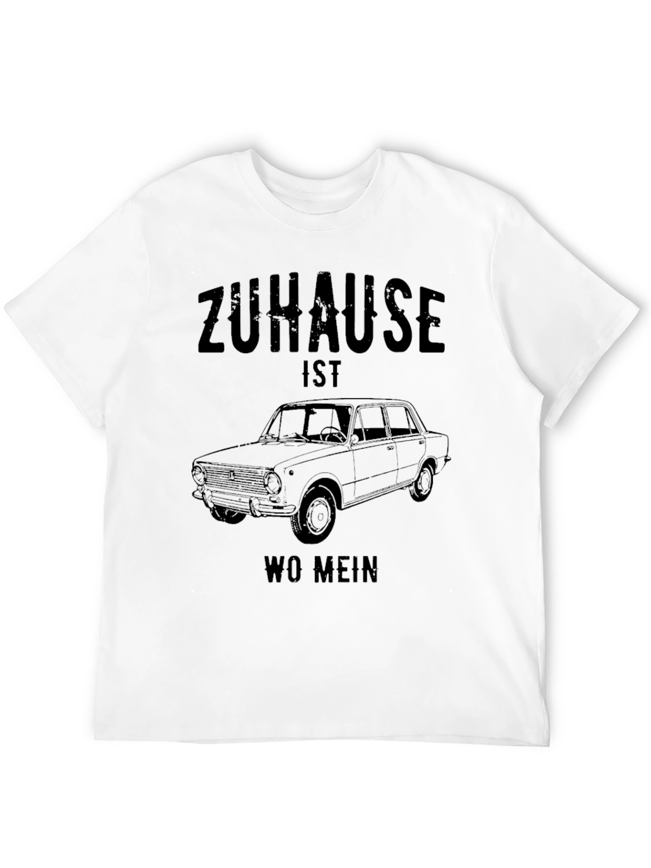 Zuhause Ist Wo Mein Car T-Shirt