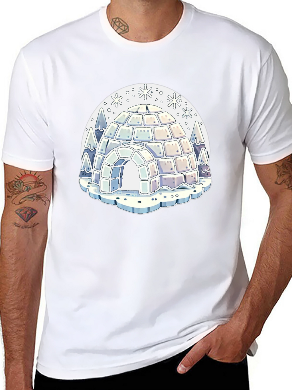 Igloo Graphic Print T-Shirt - Cool Winter Style