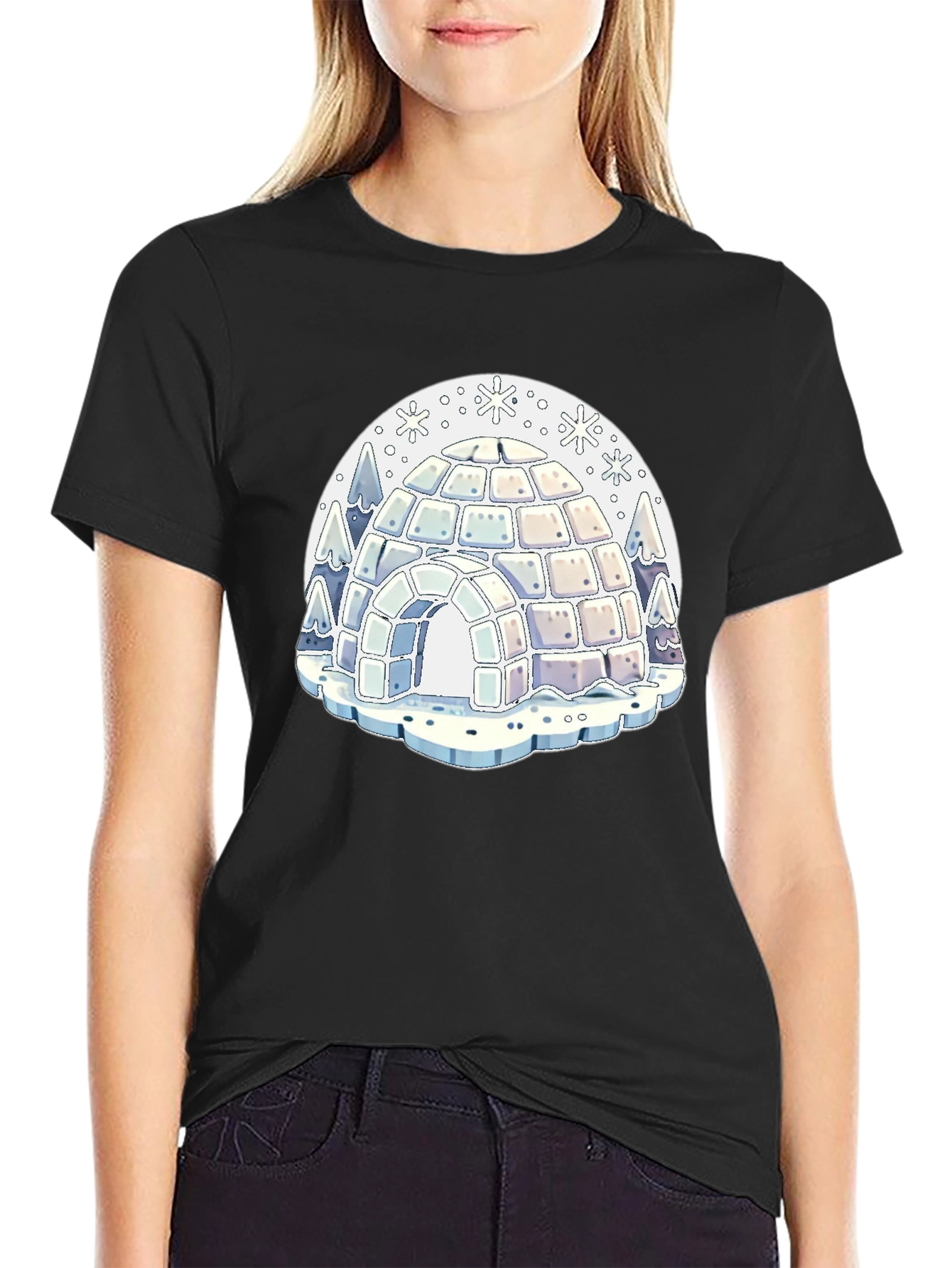Igloo Graphic Print T-Shirt - Cool Winter Style