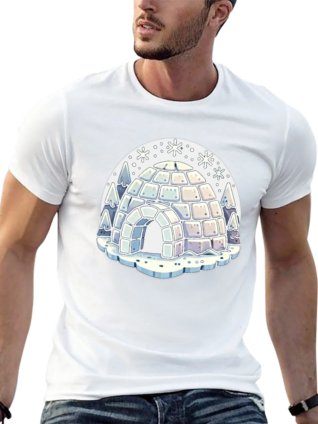 Igloo Graphic Print T-Shirt - Cool Winter Style
